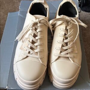 Cream Sneakers